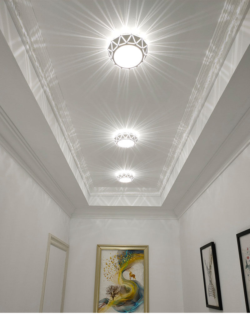 现代简约过道灯走廊灯玄关灯客厅吊顶射灯筒灯门厅入户灯具22cm10w暖