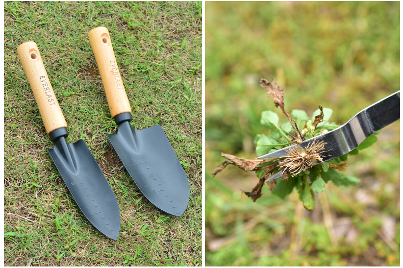 户外沙滩赶海儿童玩具迷你小铲子不锈钢种菜栽花种花园艺种植工具昌林