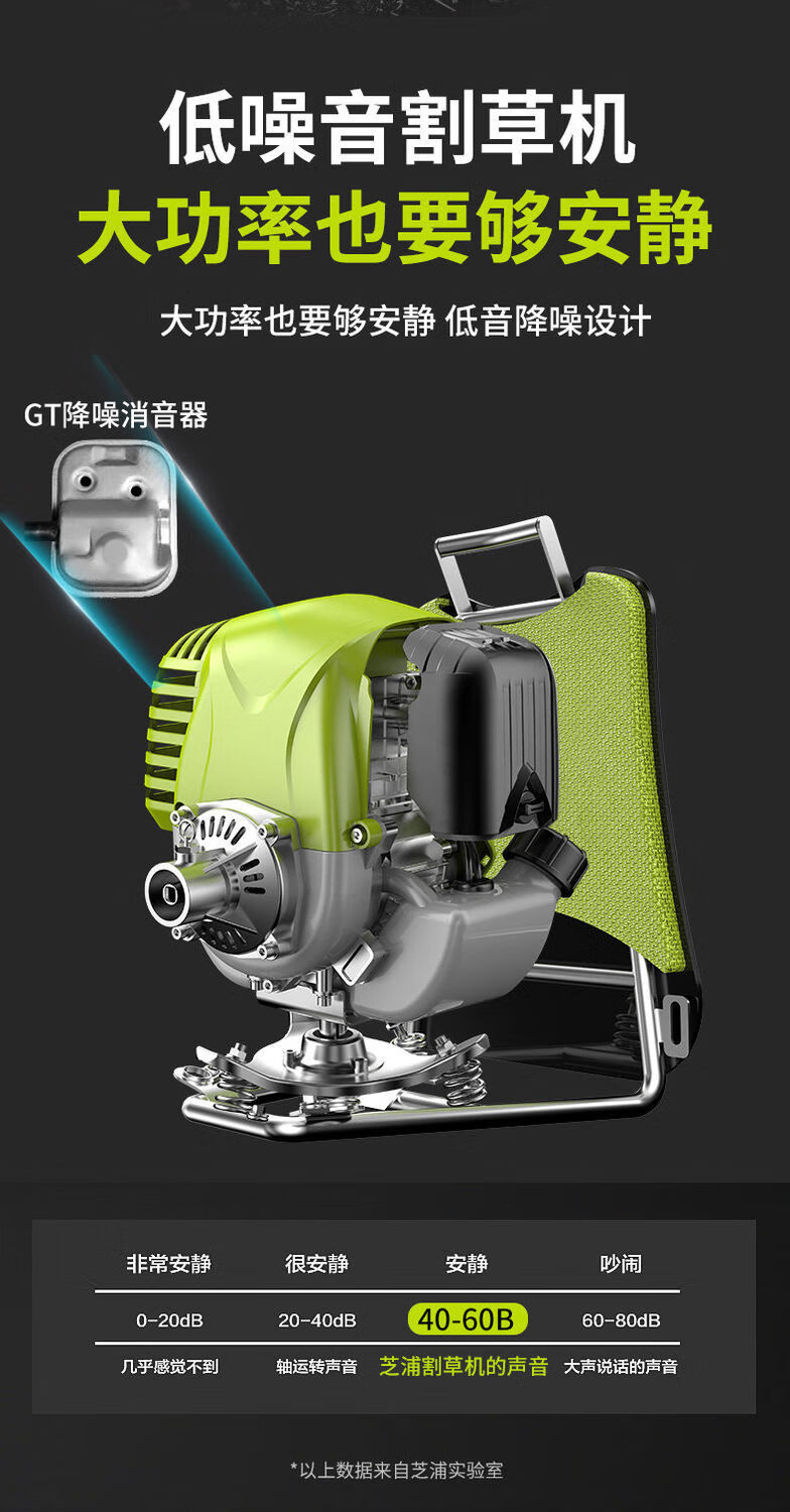 德国芝浦割草机多功能开荒小型家用四冲程汽油除草机背负式农用锄易