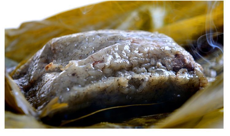 贵州特产刘家兴义贞丰粽板栗鲜肉灰粽子农家肉粽粑咸味散装腊肉板栗粽