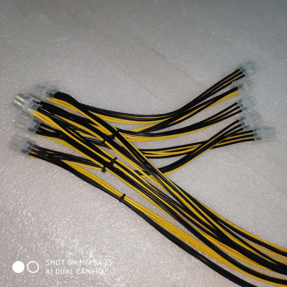 神马p3电源 6pin线 神马官电显卡线 2400w 2600w 显卡6pin线 50cm