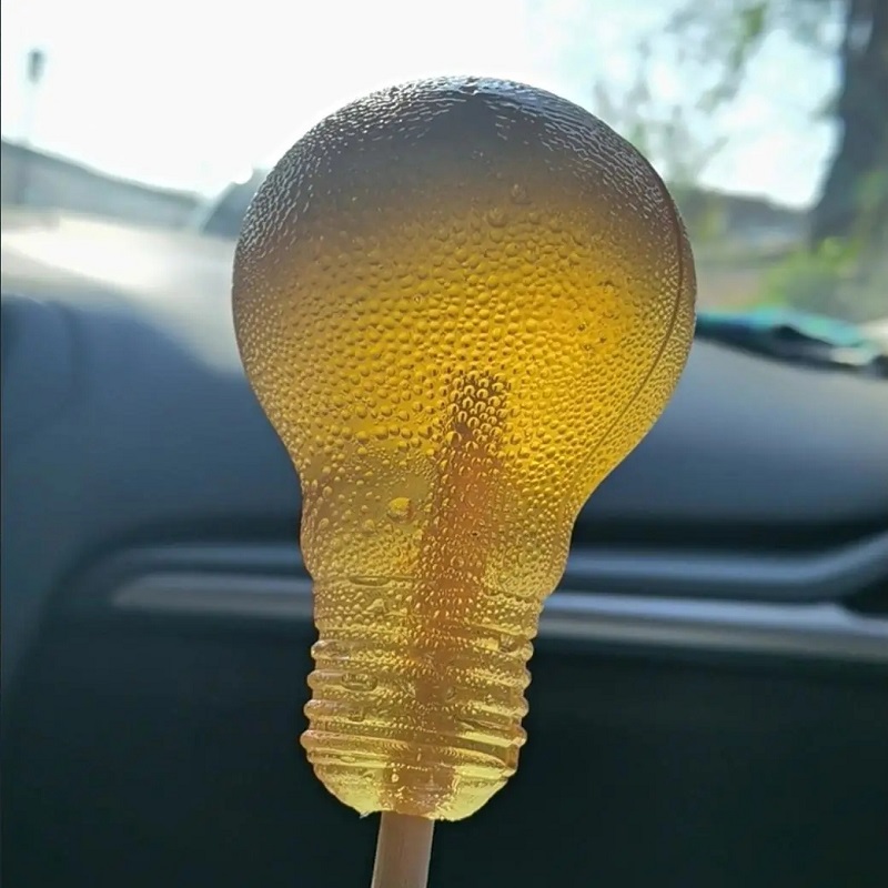 【dj优选】网红1:1糖拿不出来大棒棒糖超大圆球形200g沙雕恶搞零食