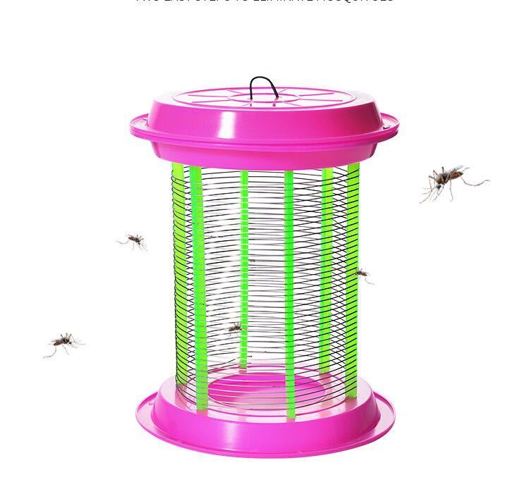 老式灭蚊灯家用孕妇高效灭蚊器吸蚊子灯物理器卧室led4颗灯珠樱桃粉