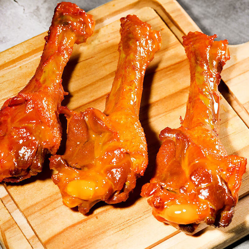 德食鸭小腿盐焗酱香卤味肉食香酥鸭翅根休闲零食熟食真空即食批发鸭翅