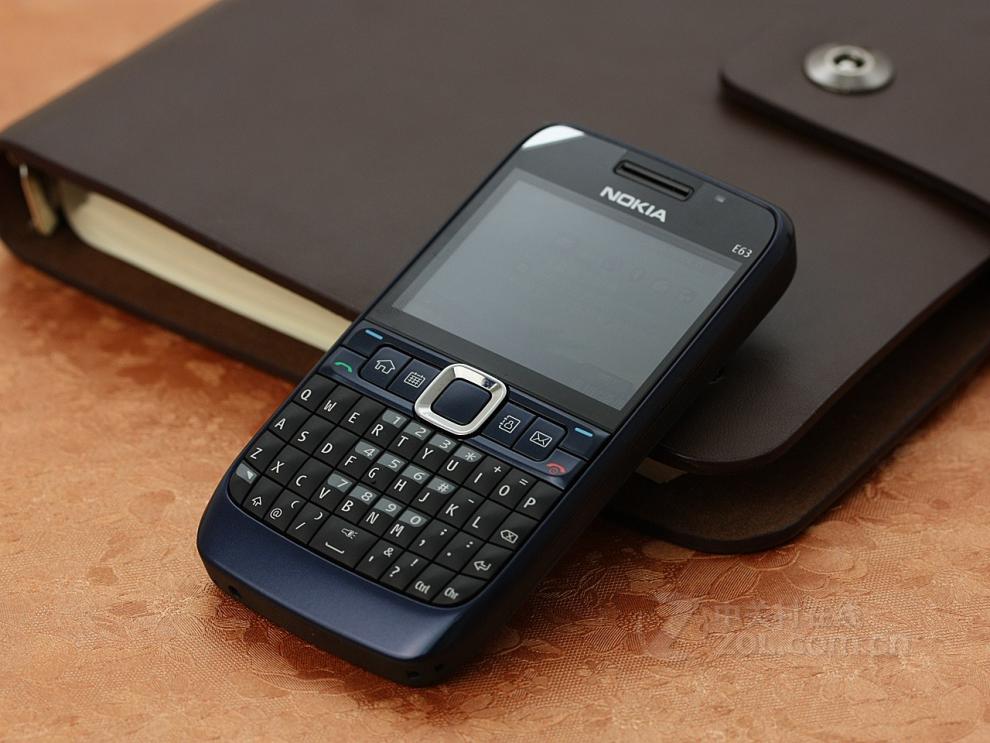 nokia 诺基亚e63 支持移动联通带wifi全键盘直板智能学生备用机 红色