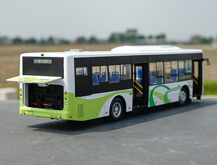 宇通公交车模型上海142上海巴士纯电动客车e12公交车合金巴士模型第二