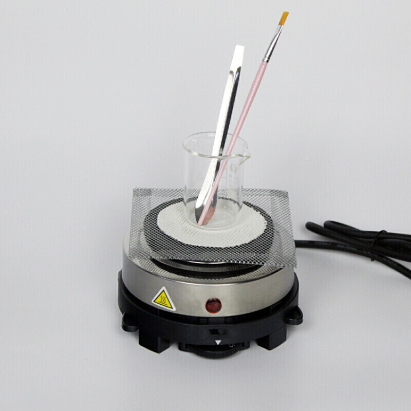 炉迷你煮咖啡炉煮茶电炉子加热玻璃烧杯新款黑电炉350ml加厚方公道杯