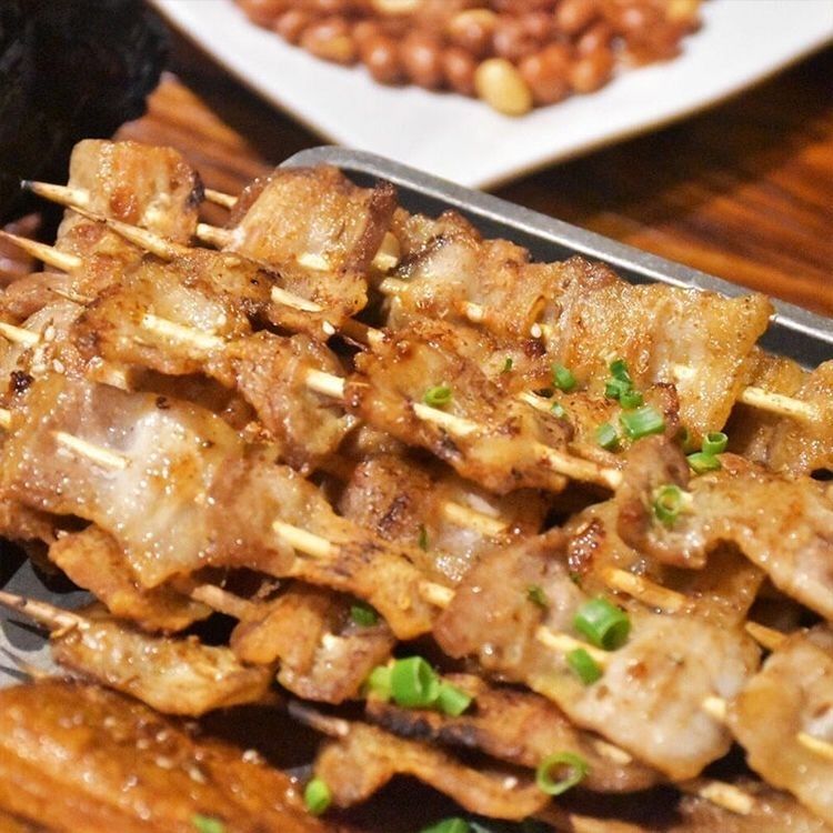 烧烤猪五花肉串半成品精品猪肉串串串铁板烧bbq野外烧烤油炸一包20串