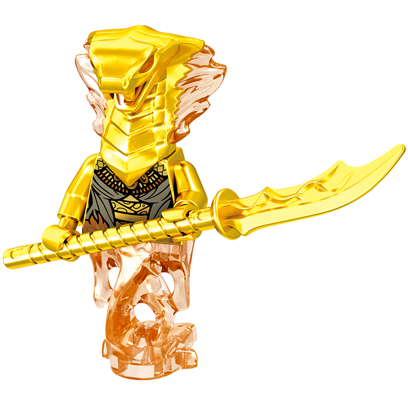 幻影忍者蛇怪军团积木兼容反派人仔稀有拼装收集展示玩具男孩女孩生日