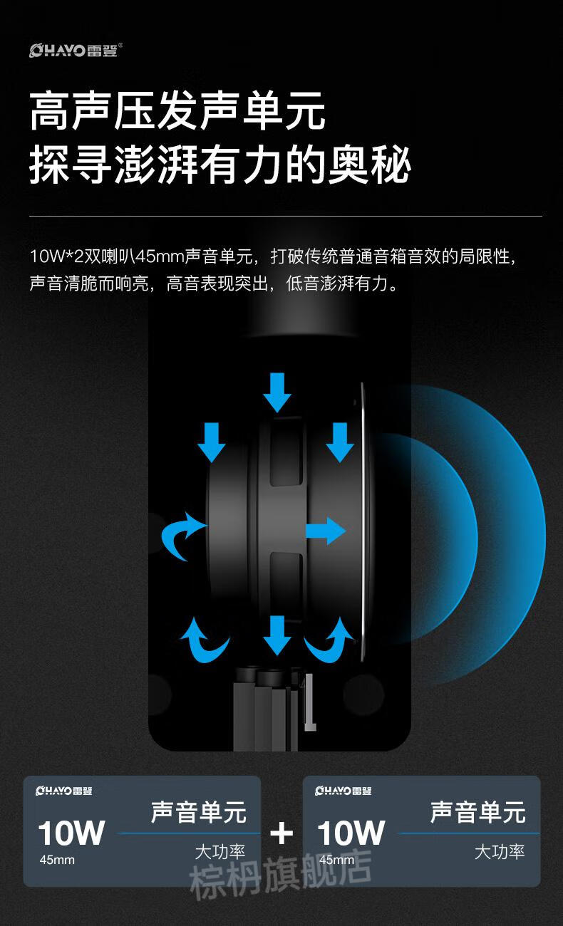 2022新款雷登s9蓝牙音响超重低音炮车载双喇叭游戏3d环绕立体声电脑