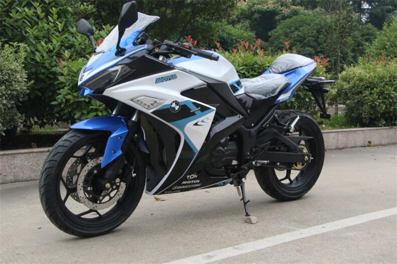 全新国四电喷v6摩托车跑车 燃油机车公路趴赛宗申维森克400cc双缸水冷