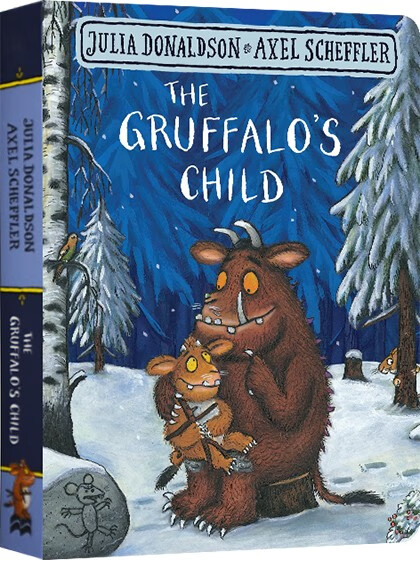 英文原版绘本 the gruffalo child 咕噜牛小妞妞julia donaldson纸板
