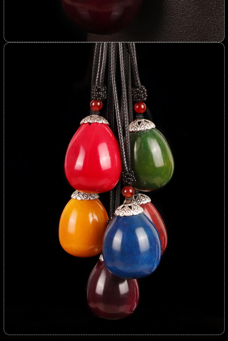 去寻佛心果吊坠成品老果手把件超大菩提子彩色果释迦菩提汽车挂件项链