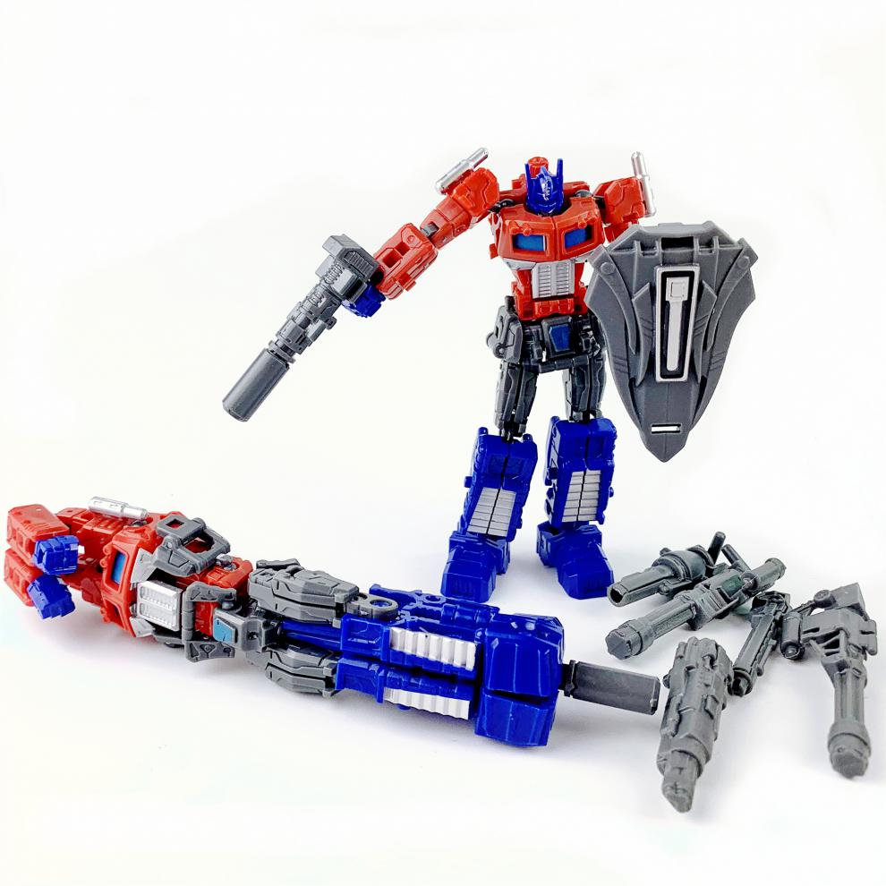 变形·金刚圆珠笔笔可变形擎天柱写字变形笔带可动文具机器人ko玩具笔