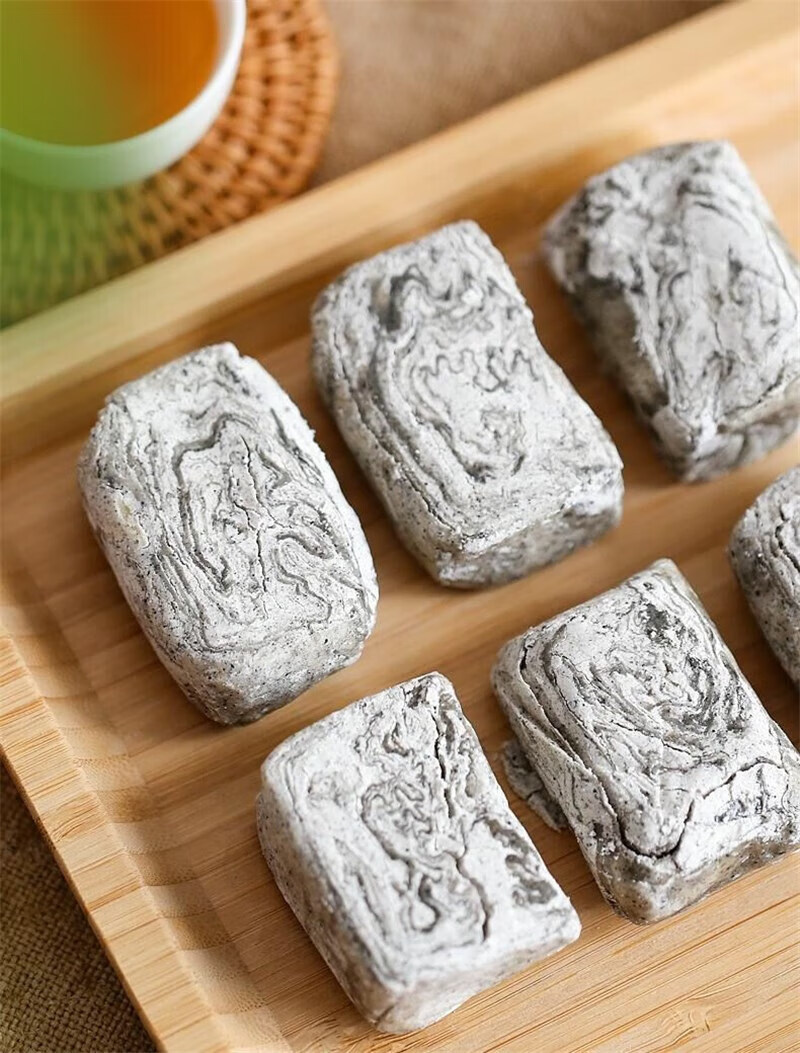 安徽特产传统手工糕点黑芝麻酥糖豆酥麦芽糖老式怀旧董糖零食点心 黑