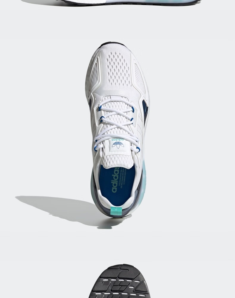 adidas阿迪达斯官网三叶草 zx 2k boost 男女鞋经典运动鞋h05148 白