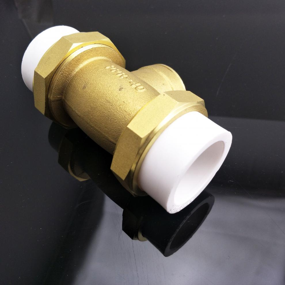 黄铜止回阀水管水表r20/单向阀4分立式卧式逆止阀规格齐全 普通pe