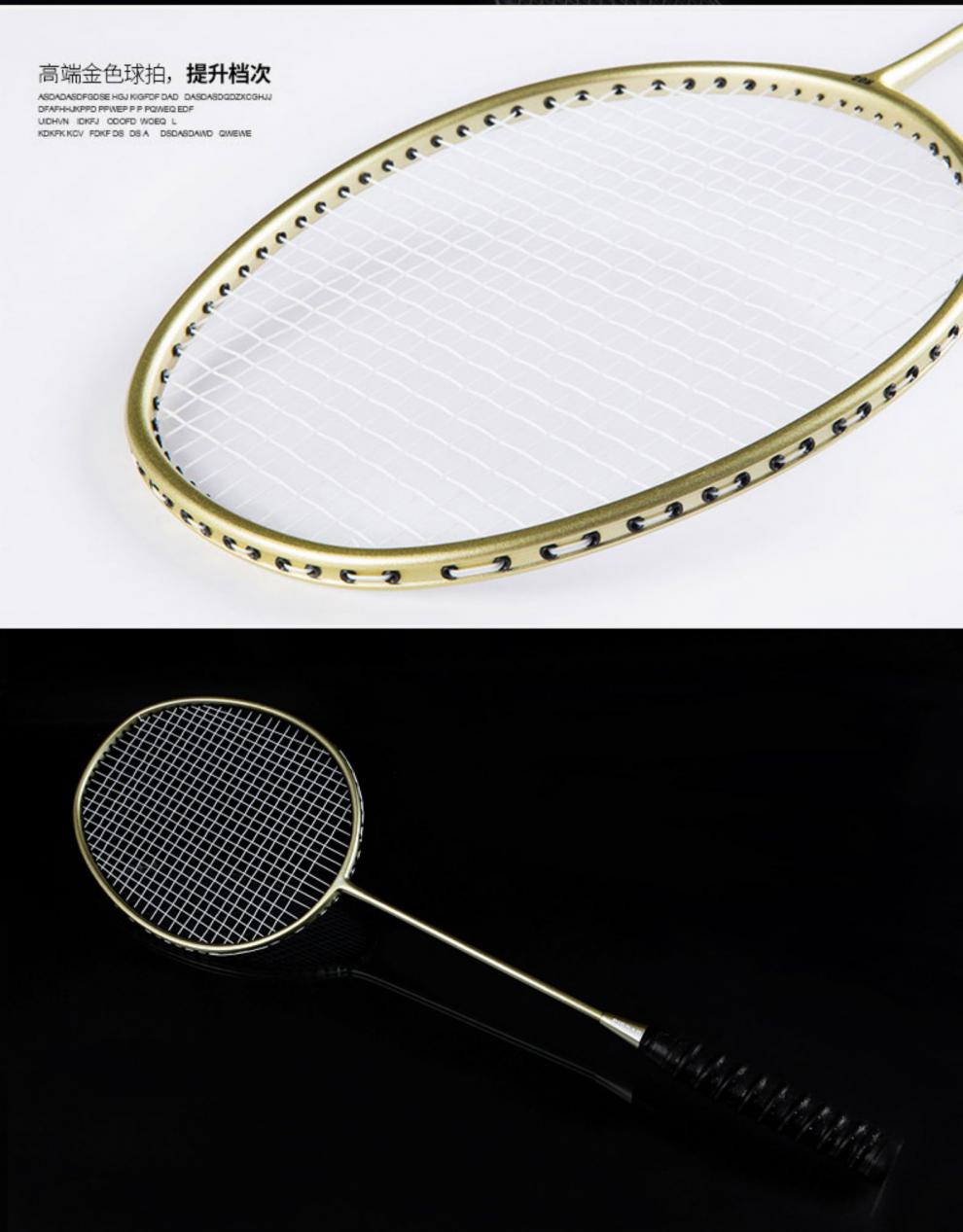 萨达羽毛球拍2只健身进攻型单双打拍轻碳纤维耐打初学ymqp银色aero