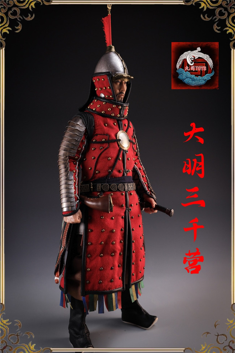 明朝兵人九司toys1:6大明三千營人仔js-001古代可動關節模型 780順豐