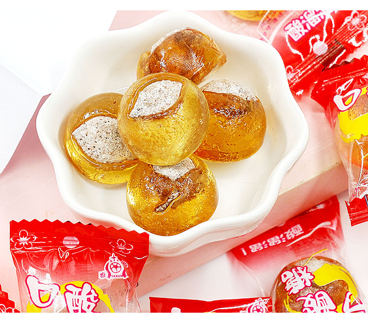 酸溜溜口酸糖500散装老式怀旧零食酸梅糖儿时的回忆话梅糖年货节1500g