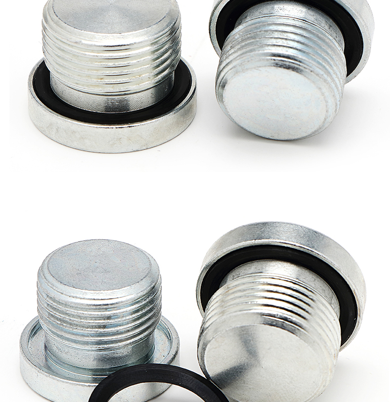 ed碳钢堵头内六角丝堵外丝堵头钢制丝堵镀锌堵头油塞英制密封螺塞g14