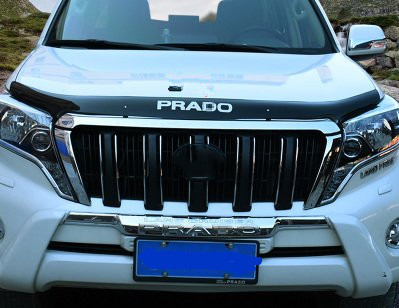 cklde兰德酷路泽前杠普拉多陆巡lc200大灯下标字母贴霸道车标改装