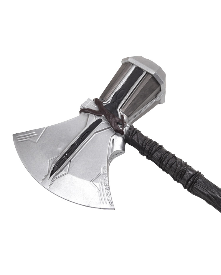 威漫仿真影视道具pu模型儿童玩具暴风战斧 雷神斧小尺寸53x23cm【图片