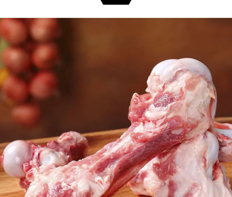 禧客鲜 新鲜牛骨棒中段牛骨髓烧烤3斤牛骨头带肉一整箱批发 整根黄牛