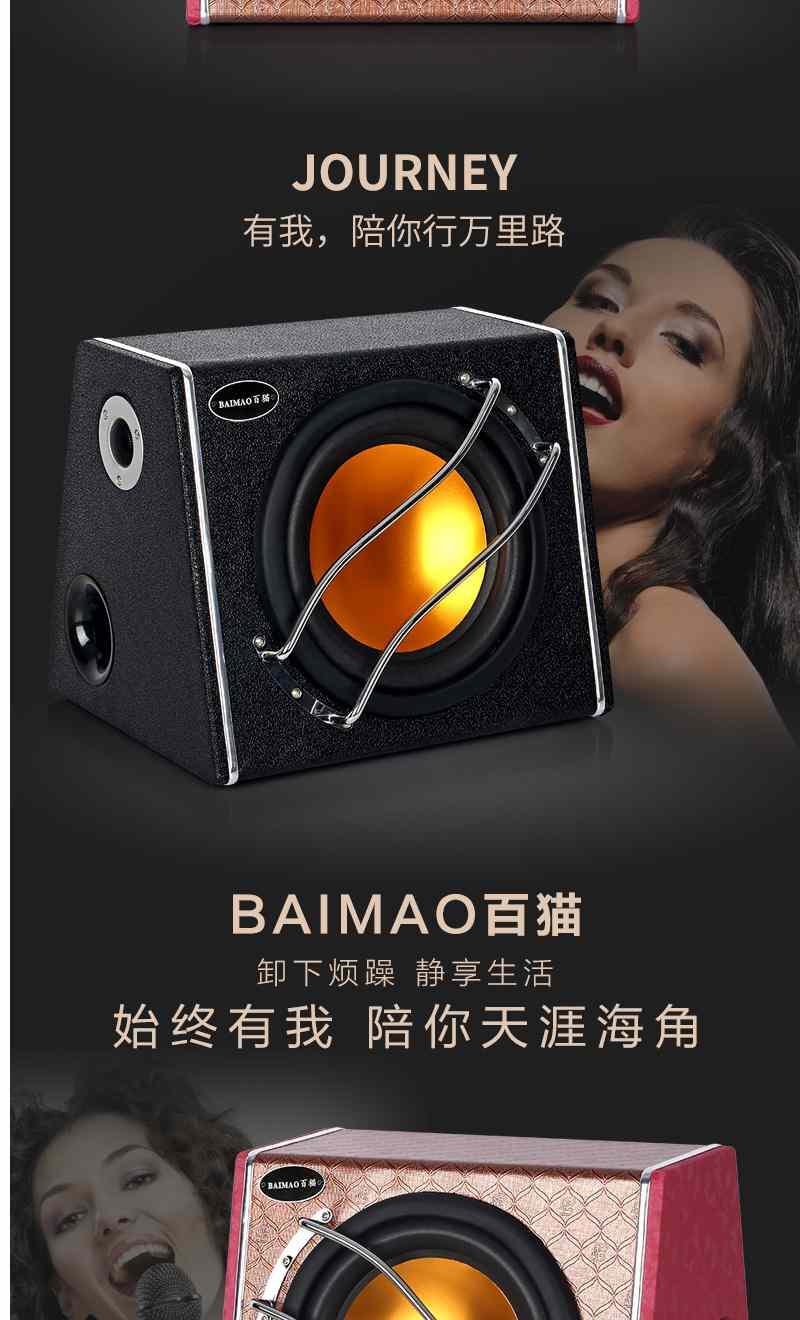 10寸车载低音炮12v大功率货车汽车改装重音响24v货车小车音箱 黑色12v