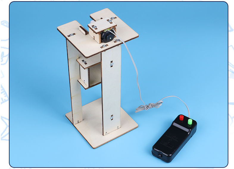 自动扶梯玩具电动扶梯小制作传带电梯模型中学生手工科普实验升降电梯
