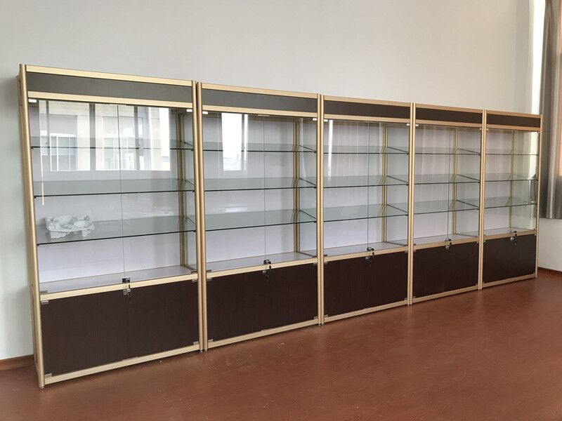 展示柜饮料柜陈列柜玻璃展示柜礼品模型玩具化妆品家用商用透明玻璃柜