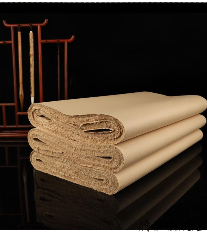 四川夹江毛边纸 毛边纸书法专用练字宣纸练习纸纯手工毛笔专用纸蝉翼