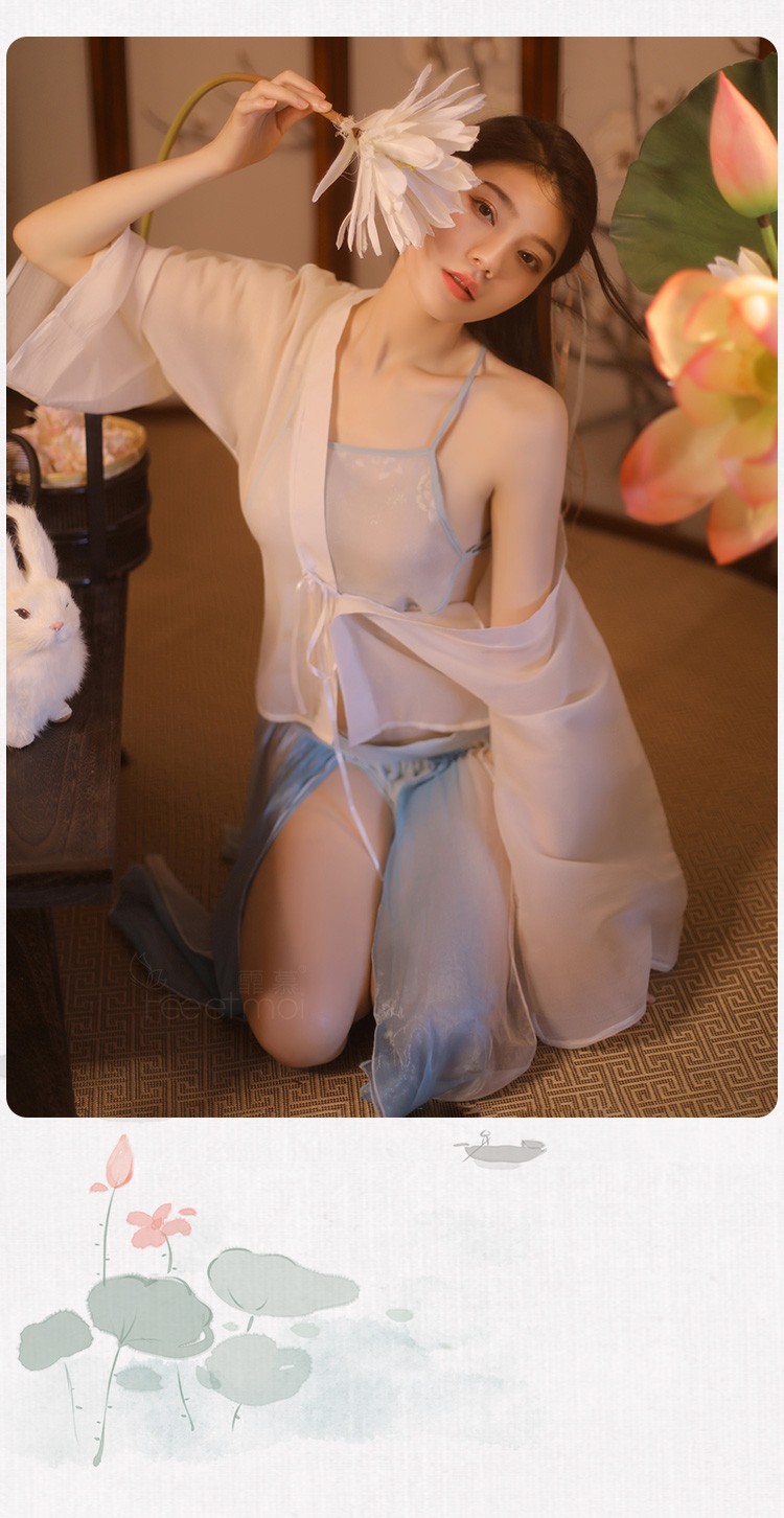 霏慕 情趣睡衣性感套装女 古风小家碧玉套装 角色扮演制服诱惑 sm短裙