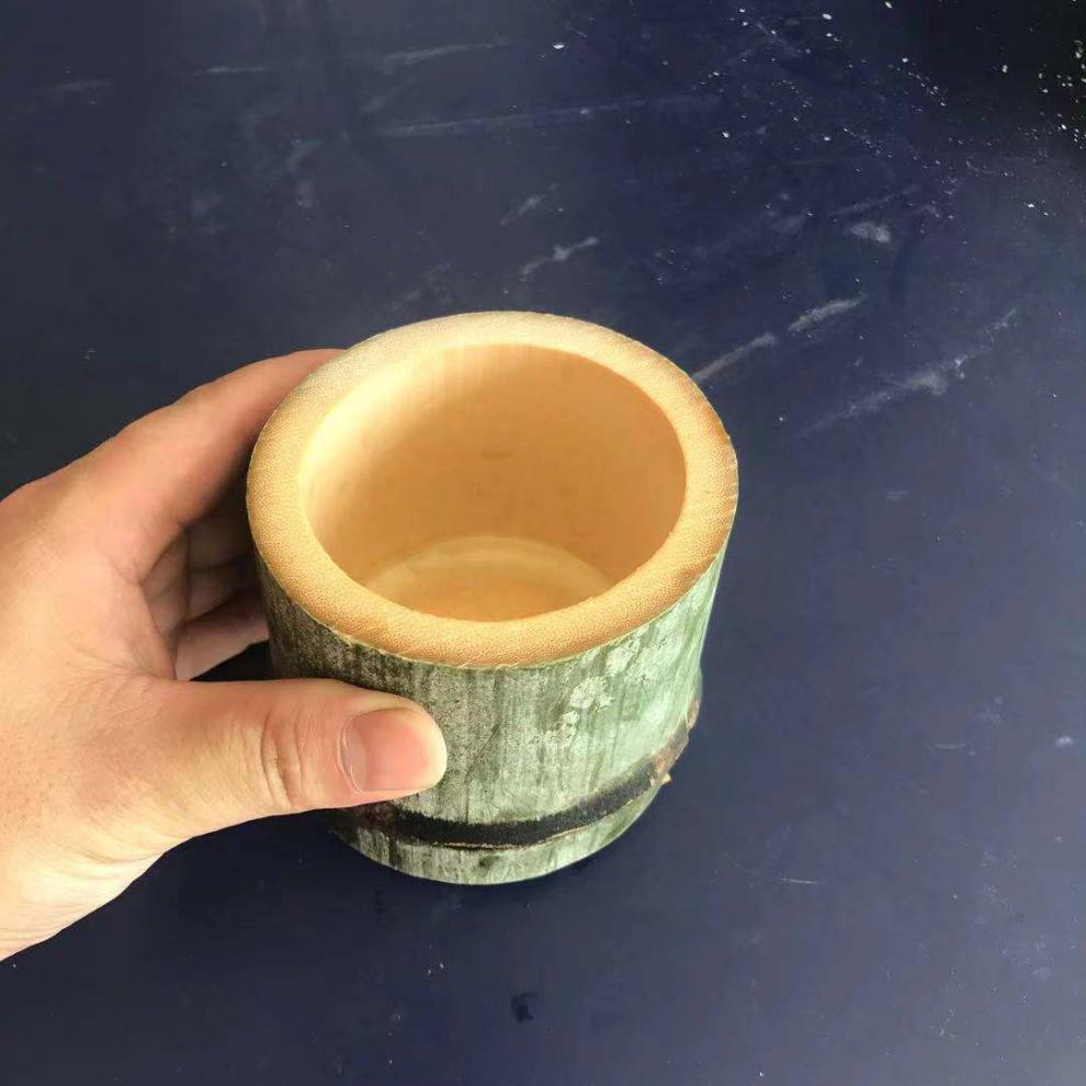 新款竹节人制作材料 绿色空心圆形竹子无竹节大号小号学生手工diy制作