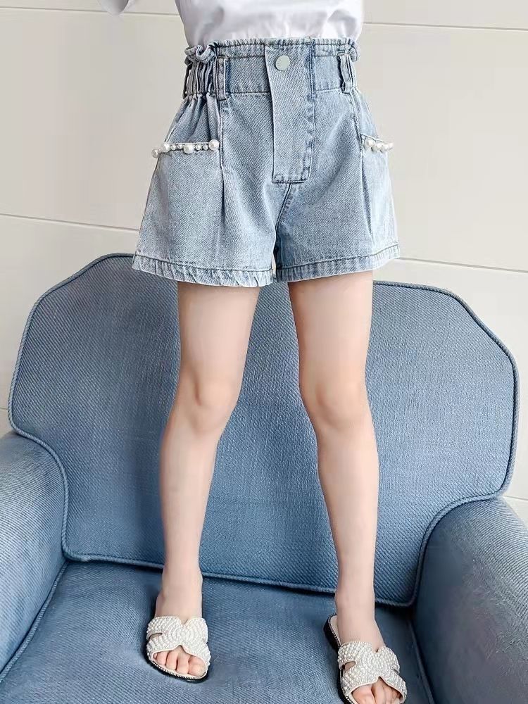 女童夏季短裤儿童中大童款外穿洋气牛仔裤适合314岁女孩夏天穿的韩版