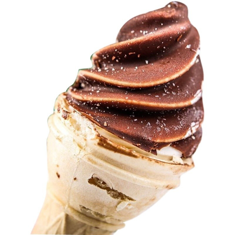伊利精火炬香草味冰淇淋怀旧雪糕枇发冰激凌巧克力甜筒脆皮网红冷饮