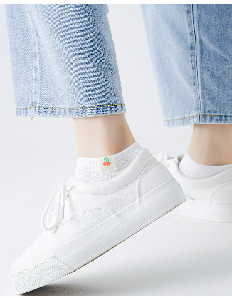 白色袜子女夏季薄款可爱日系纯棉低帮浅口短袜潮ins夏天隐形船袜自选