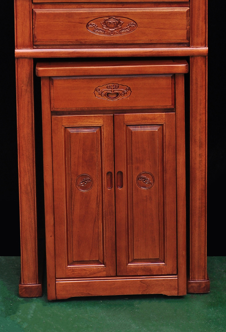 桃木佛柜佛龛新中式立柜神台柜神龛家用财神爷供佛财