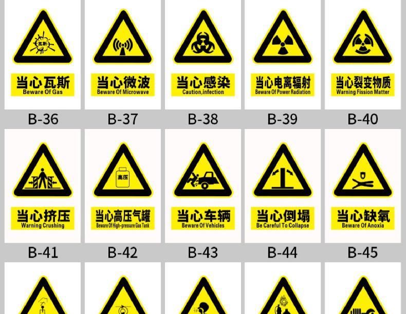 润之锋工厂车间消防安全生产警示标识禁止吸烟提示牌警告标志牌严禁