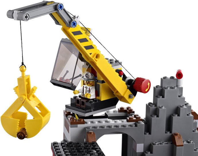乐高lego4204大型采矿场翻斗车起重挖掘机卡车钻地机采矿专家基地复刻