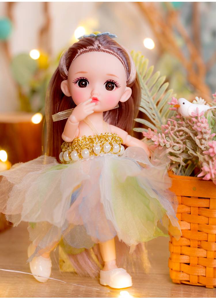 活石(living stones)洋娃娃套装玩具女孩公主玩偶仿真精致3岁4礼盒