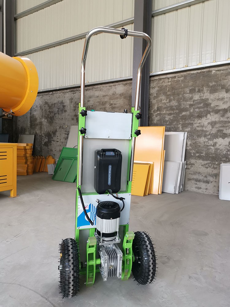 电动爬楼车小型上楼搬运货物建材家电水泥桶装水爬楼机平板工具车