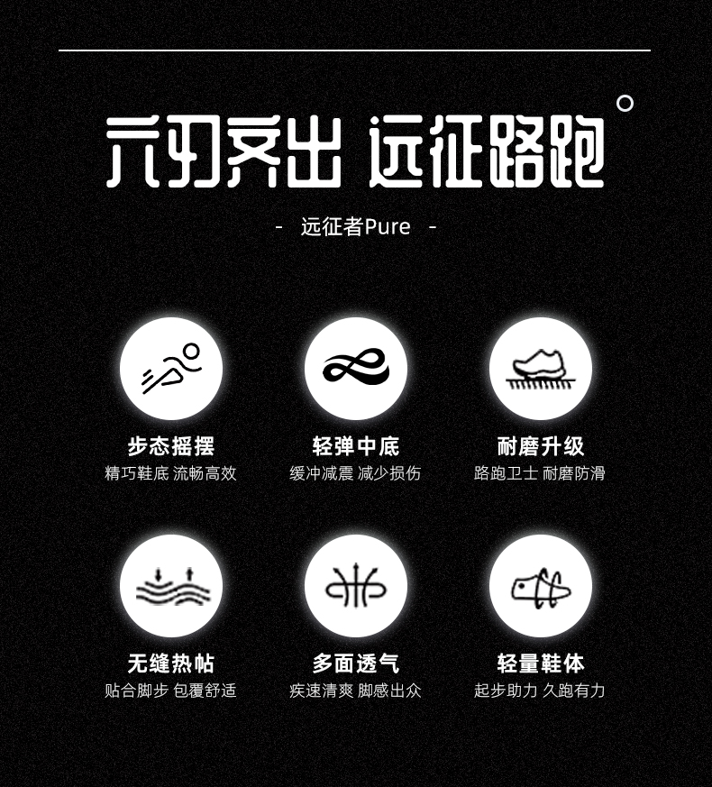 必迈跑步鞋_bmai 必迈 远征者Pure 中性款跑鞋 XRPG005