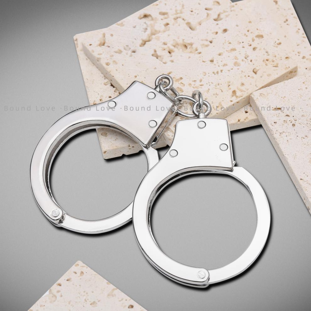 情趣手铐不锈钢加厚道具手铐密室手扣情侣调情sm玩具情趣手铐女和脚铐