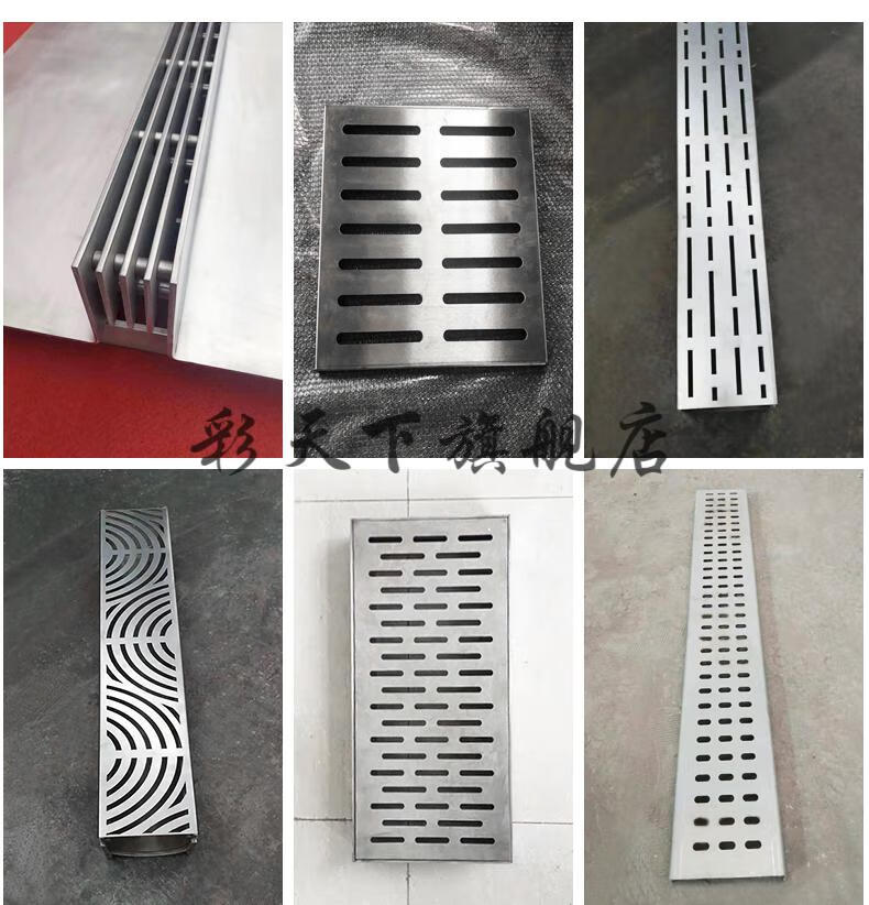 304不锈钢井盖方形隐形雨水水篦子沙井阴窨井盖圆形井窨定做方型201配