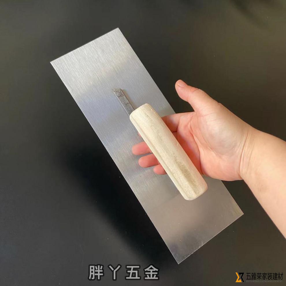 东北手工瓦工泥抹子薄款 水泥抹子 瓦工方头抹子 抹灰刀 28*10厘米