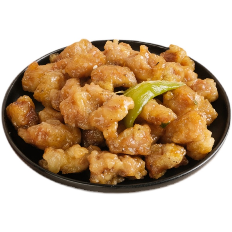 熘肉段300g半成油炸鸡肉块溜肉段东北饭店常菜速冻炸鸡丁 正大熘肉段4