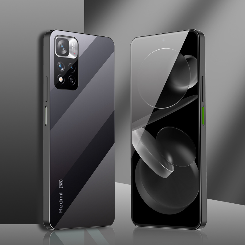 note11全包潮流防摔 【2021限定款*神秘黑境】 防爆膜 红米note11 pro