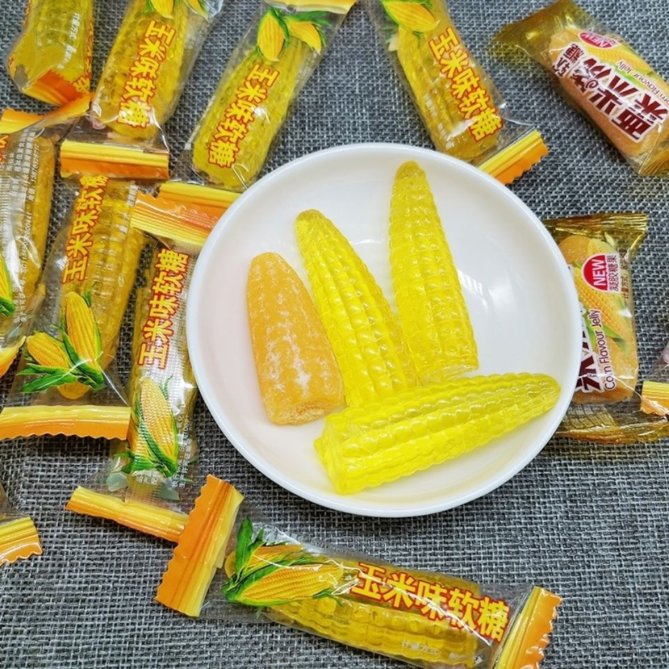 玉米糖玉米糖软糖加长玉米糖5斤糖果 水晶款 普通玉米5斤 普通玉米5斤