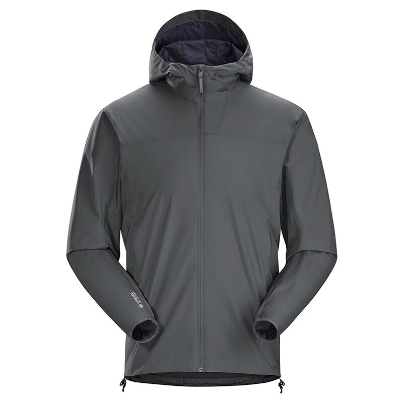 arcteryx 始祖鸟 solano hoody男士轻型防风软壳连帽夹克衣 d6 黑色